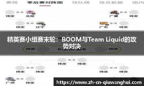 精英赛小组赛末轮：BOOM与Team Liquid的攻势对决